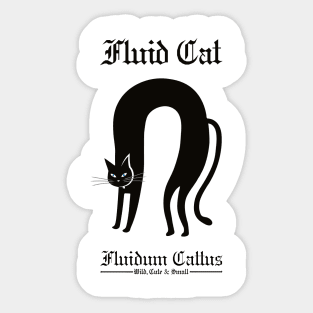 Fluid Cat Sticker